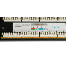 Panel de conexión de 16 puertos cat5e sin blindaje de alto rendimiento